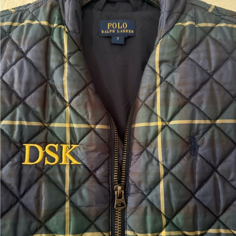 Polo Ralph Lauren Plaid Quilted Vest - Picture 4 of 5